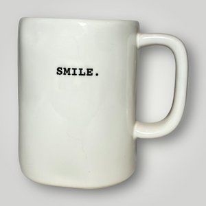 Rae Dunn  SMILE MUG by Magenta Small Font